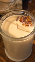 Antique French Apothecary - Glass Candle