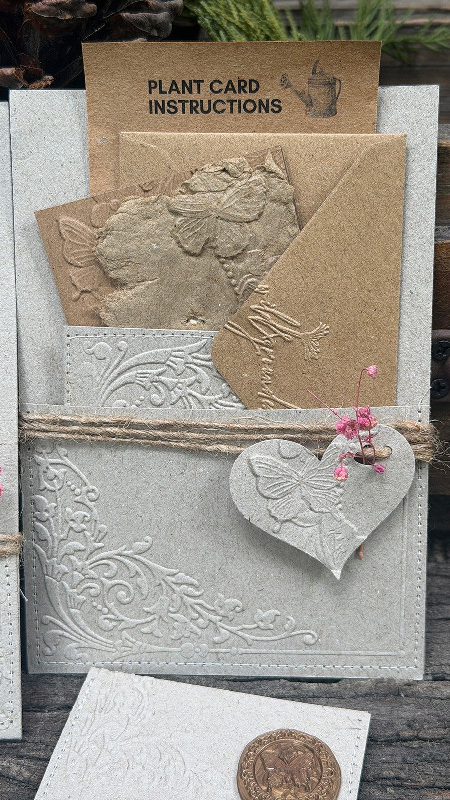 Brown Seeded Cards  (Grows Forget-Me-Not)