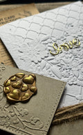 White Seeded Cards